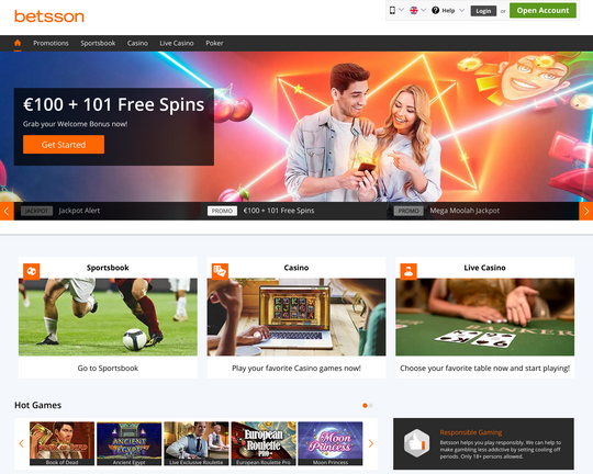 Betsson Casino Logo
