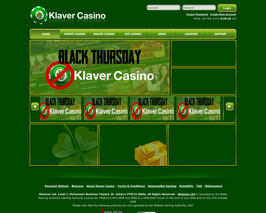 Klaver Casino Logo